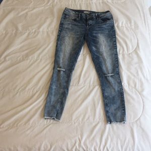 Faded Denim Jeans